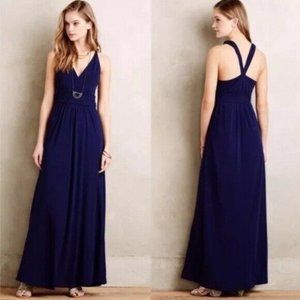 Maeve Anthropologie Yuma Basketweave Waist Dress